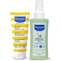 Mustela Duo Special Latte Solare SPF50+ 40ml + BABYZzz Talco Non Talco Spray 100ml
