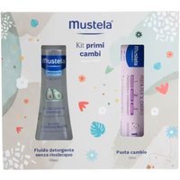 Mustela Kit Primi Cambi Cofanetto Regalo Fluido Detergente 300ml + Pasta Cambio 50ml
