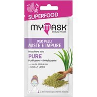 My Mask Superfood - Pure Maschera Viso per pelli Miste e Impure, 8ml