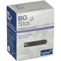 MyStar BG Star Strisce Reattive per il controllo della Glicemia, 50 Strisce