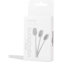 My Variations Testine di ricambio per Spazzolino Elettrico colore Bianco, 3 testine