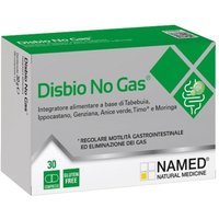 Named Disbio No Gas Integratore per l'Eliminazione Gas Intestinali, 30 Compresse