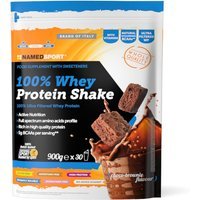 Named Sport 100% Whey Protein - Shake Choco Brownie Proteine, 900g