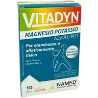Named Vitadyn - Magnesio e Potassio Alkalino Integratore Alimentare, 10 Bustine