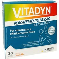 Named Vitadyn - Magnesio e Potassio Alkalino Integratore Alimentare, 30 Bustine