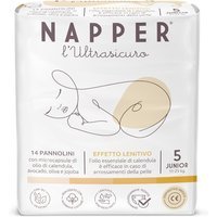 Napper L'Ultrasicuro Pannolino Junior Taglia 5 Peso 11-25 Kg, 14 Pannolini