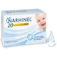 Narhinel 20 Ricambi per Aspiratore Nasale Neonati e Bambini con Filtro Soft