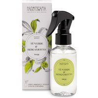 Nasoterapia Fragranza Botanica - Spray Ambienti e Tessuti con Oli Essenziali Tè Verde e Bergamotto Felicità, 100ml