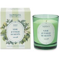 Nasoterapia Lime e Foglie di Menta - Energia Candela Profumata, 180g