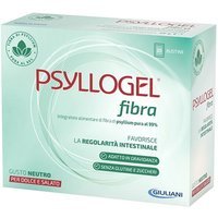 Nathura Psyllogel Fibra Neutro Integratore Regolarità Intestinale, 20 Bustine