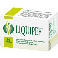 Natural Bradel Liquipef Integratore Drenante Anticellulite, 60 Compresse
