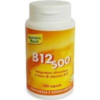 Natural Point B12 500 Integratore Alimentare, 100 Capsule Vegetali