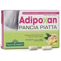 Naturando Adipoxan Pancia Piatta Integratore Alimentare, 30 Capsule