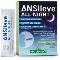 Naturando Ansileve All Night 21 Stick Pack Orosolubili