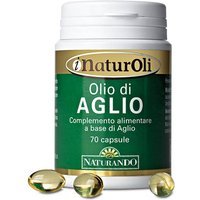Naturando I Naturoli - Olio Di Aglio Integratore Alimentare, 70 Perle