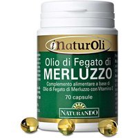 Naturando I Naturoli - Olio Di Fegato Di Merluzzo Integratore, 70 Capsule