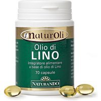 Naturando I Naturoli - Olio di Lino Integratore Alimentare, 70 capsule