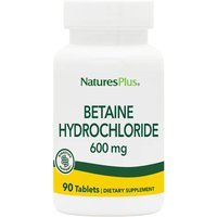 Natures Plus Betaine Cloridica Integratore Alimentate, 90 tavolette