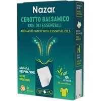 Nazar Cerotto Balsamico con Oli Essenziali da Applicare sugli Abiti, 7 cerotti