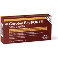 NBF Lanes Carobin Pet Forte Mangime Complementare Cane e Gatto, 30 Compresse