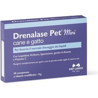 NBF Lanes Drenalase Pet Mini Mangime Complementare per Cane e Gatto, 20 compresse
