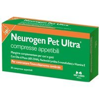 NBF Lanes Neurogen Pet Ultra Mangime per Cani e Gatti, 30 Compresse Appetibili