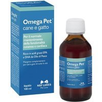 NBF Lanes Omega Pet Mangime Complementare Cane e Gatto EPA e DHA, 100ml