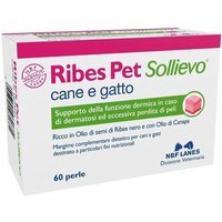 NBF Lanes Ribes Pet Sollievo Cane e Gatto Mangime Complementare, 60 perle