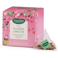 Neavita Allegria di Bacche Infuso Bio Ribes Rosso e Sambuco, 15 Filtroscrigno