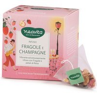 Neavita Fragole e Champagne Infuso di Frutta in Filtroscrigno, 15 Filtri