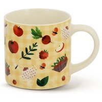 Neavita Happy Fruits - Mug Tazza in Ceramica Gialla