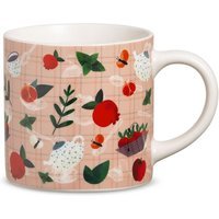 Neavita Happy Fruits - Mug Tazza in Ceramica Rosa