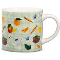 Neavita Happy Fruits - Mug Tazza in Ceramica Verde