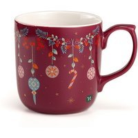 Neavita Mug Tazza in New Bone China Natale Rossa, 400ml