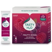 Neavita Tasty H2O - Integratore Idratazione Gusto Frutti Rossi, 12 Stick