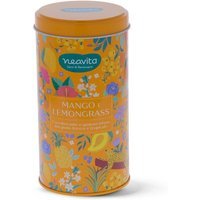 Neavita Tropical Detox - Cofanetto in Latta Arancione con Infuso Mango e Lemongrass 12 FiltroScrigno