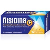 Neonisidina C Acido Acetilsalicilico Paracetamolo e Vitamina C per Influenza e Raffreddore, 10 Compresse