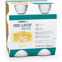 Nestlé Resource - HP/HC Bevanda Ipercalorica Vaniglia, 4 x 200ml