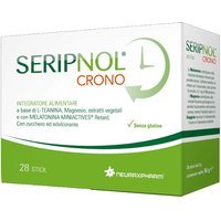 Neuraxpharm Seripnol - Crono Integratore di Melatonina, 28 Stick Polvere