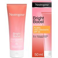 Neutrogena Bright Boost Crema Idratante Viso con Protezione SPF30 Crema Schiarente con Neoglucosomina, 50ml
