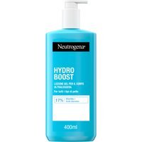 Neutrogena Hydro Boost Crema Corpo Idratante Fluida Gel con Acido Ialuronico, 400ml