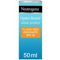 Neutrogena Hydro Boost Fluida Viso SPF25 Idratante con Acido Ialuronico e con Protezione Solare Antiossidanti Vitamina C, 50ml