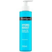Neutrogena Hydro Boost Latte Gel Detergente Viso Detergente Schiumogeno ad Azione Struccante, 200ml