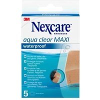 Nexcare Aqua 360 Maxi - Cerotto 3M Italia impermeabile per la protezione delle ferite, 5 pezzi