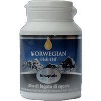 Norwegian Fish Oil Olio di fegato di squalo - Integratore per le difese immunitarie, 120 capsule