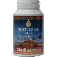 Norwegian Fish Oil Olio di salmone - Integratore di omega 3 per il colesterolo, 180 capsule