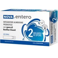 Nova Argentia Nova.Entero Integratore Probiotico 2 Miliardi, 10 flaconcini