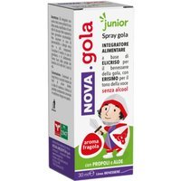 Nova Argentia Nova. Gola Junior Spray per la Gola Bambini alla Fragola, 30ml