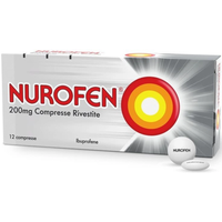 Nurofen 200mg Ibuprofene Febbre e Dolore, 12 Compresse Rivestite