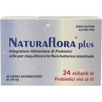 Nutralabs Naturaflora Plus Integratore Alimentare, 60 Capsule